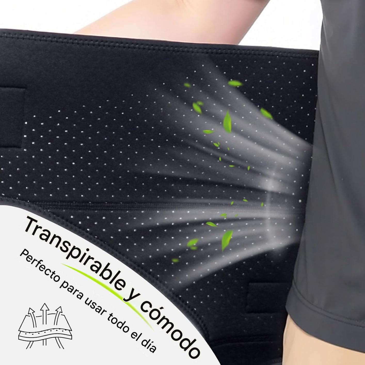 Faja de compresión para alivio de dolor ciático, muslo y zona lumbar