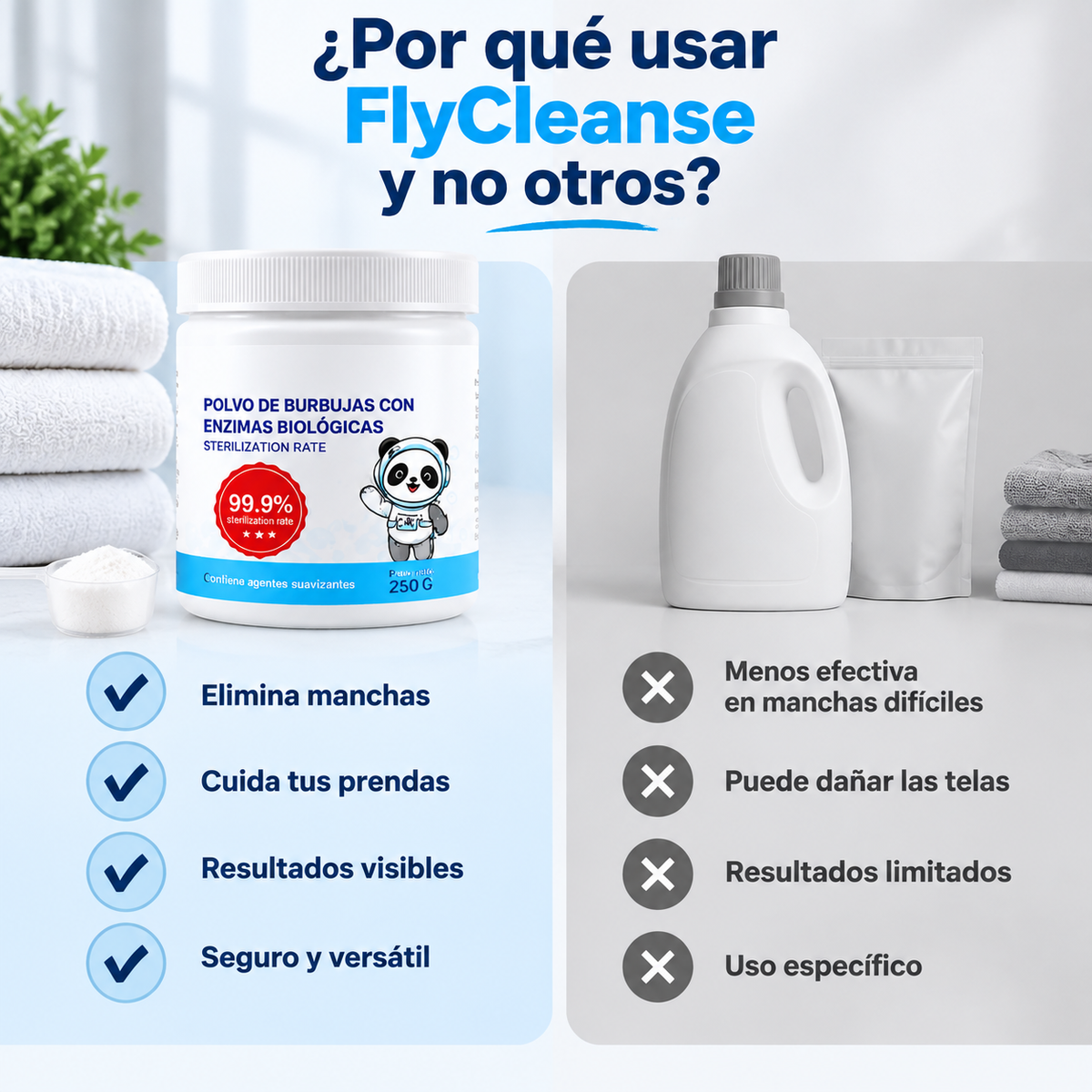 Polvo quita manchas enzimatico