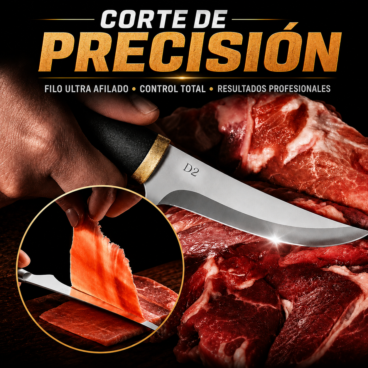 Cuchillo Portátil Ultra filado multifuncional