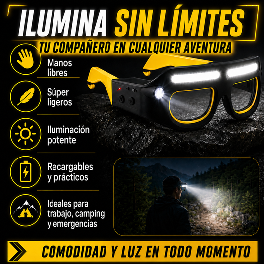 Lentes con luz led Multifuncional