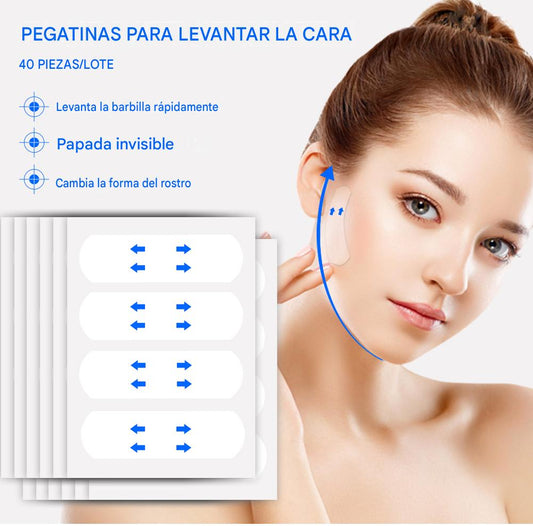 Adhesivos faciales para levantar el rostro