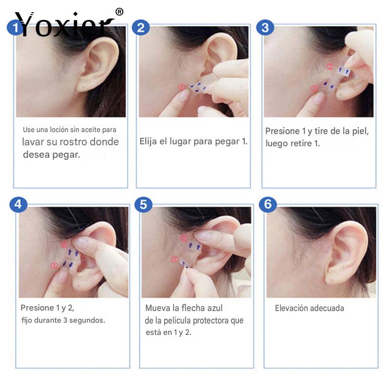 Adhesivos faciales para levantar el rostro