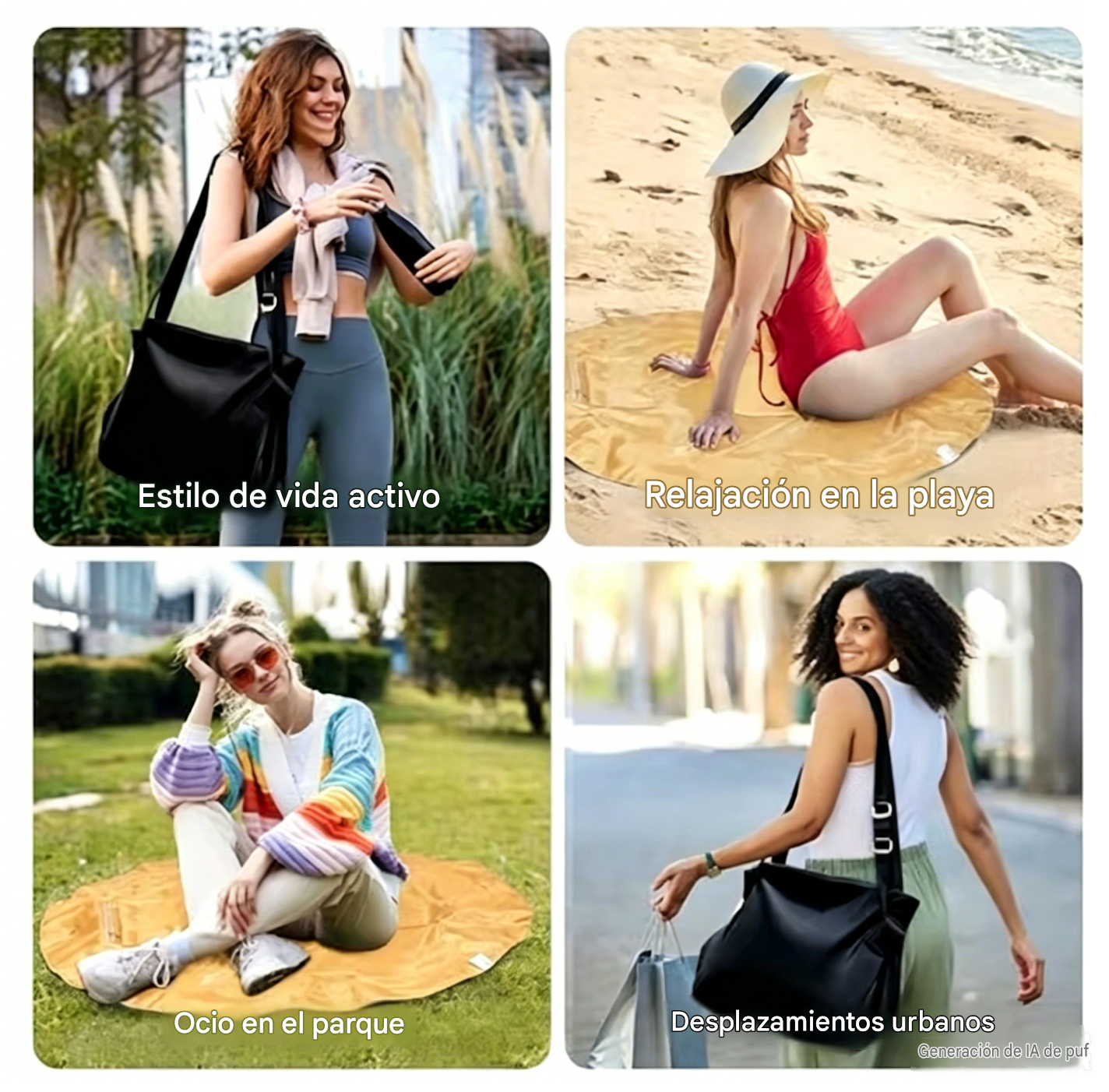 Bolso de Supermercado plegable portátil