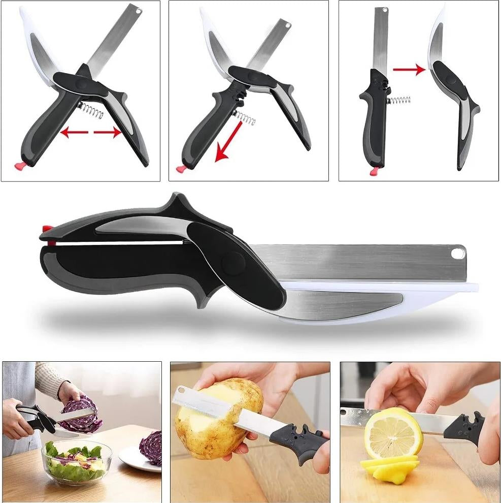 Tijeras de cocina funcional 2 en 1