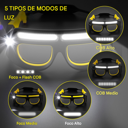 Lentes con luz led Multifuncional