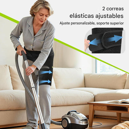 Faja de compresión para alivio de dolor ciático, muslo y zona lumbar